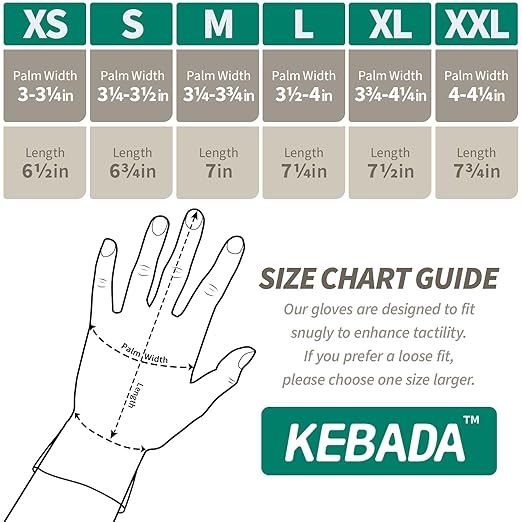 Kebada W1 Work Gloves for Men and Women, Touchscreen PU Coated Gloves with Grip, 50 Pairs Bulk Pack, Ideal for Warehouse Package Handling, Construction, Gardening, Green X-Small
