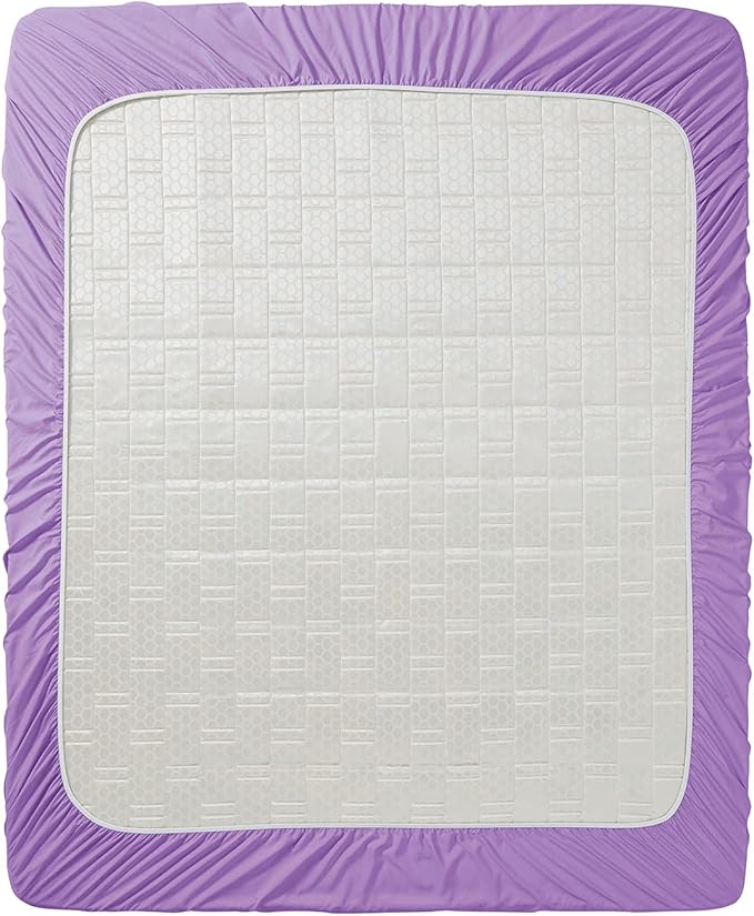 Clara Clark Fitted Sheet, Extra Deep Pocket Fits Deep Mattress, Luxury Soft Fitted Sheet Only, Twin XL Lavender