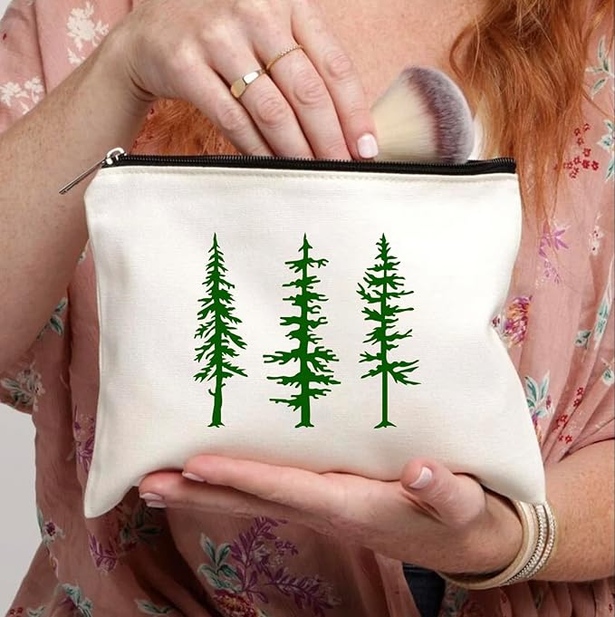 Pine Tree Stencils 4“ Wood Burning Stencils Patterns Reusable Mountain Tree Stencil for Painting on Wood Wall Fabric Decor