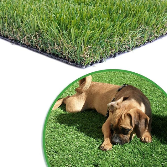 Artificial Grass Turf 5FTX54FT,1,38inch 4 Tone Realistic Synthetic Thick Fake Faux Grass Rug Astroturf Carpet Landscape for Dogs Indoor Outdoor Garden Lawn Mat, with Drainage Holes