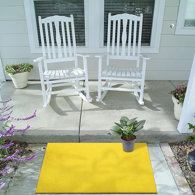 AZZKANG Outdoor Door Mat 2 Pack Front Door Indoor Multipurpose Utility Mat Large Quickly Absorb Mud Anti Slip Shoes Mats for Entryway Plant Pet Place Mat 36"x24"