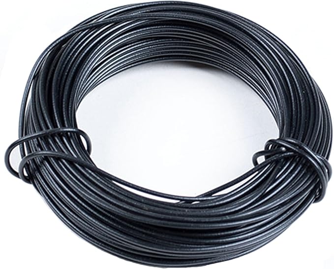 65.5 Feet Twist Ties for Climbing Plants Green Gear Ties Garden Plant Wire Outdoor & Indoor Plants Supporting Tree Tomatoes Vegetables Tape (Diameter - 2.5MM)