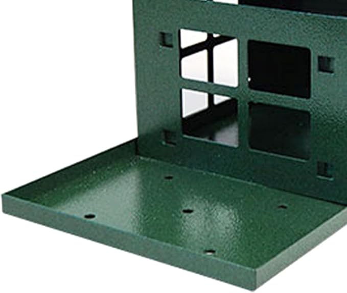 Erva Peanut Pantry Squirrel Feeder - Heavy Duty Steel - Premium Verdigris Finish - Made in USA (SQF1)
