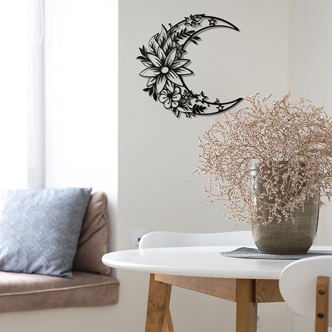 EZ4ENCE Decoration Wall Art Boho Wall Home Decor Hanging Appearance Wall Decor Metal Wall Hanging Decor