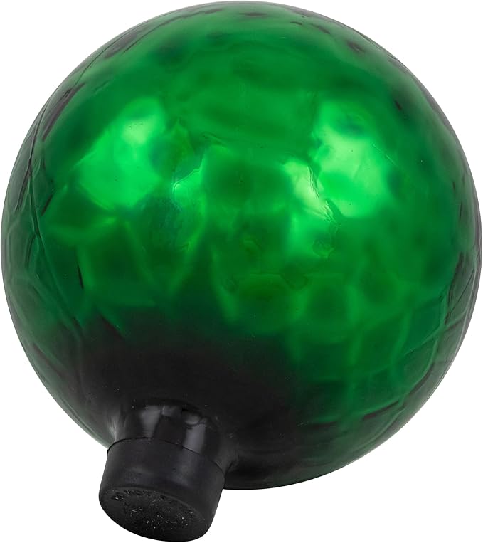 Northlight Smooth Turtle Shell Inspired Mirrored Outdoor Garden Gazing Ball - 10" - Green