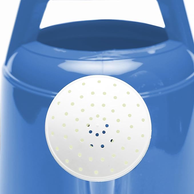 Bloem Deluxe 2 Gallon (256 Fl Oz) Peri-Blue Resin Watering Can for Indoor and Outdoor Use