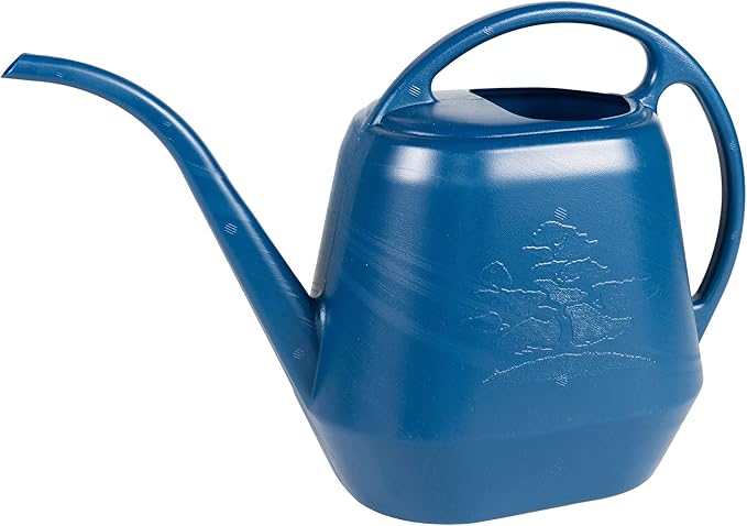 Bloem Watering Can Aqua Rite 1.1 Gallon (144 Fl Oz) Classic Blue