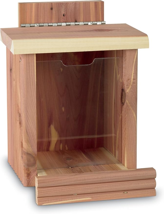 Pennington Cedar Squirrel Snacker Feeder, 2.75 LB Capacity