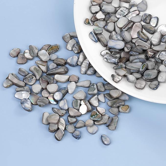 Crushed Shells for Crafts, Sea Shells for DIY Art, Vase Fillers Table Scatter, Party Favor, Wedding Decoration, Succulents Plants Soil Cover, Art Crafts