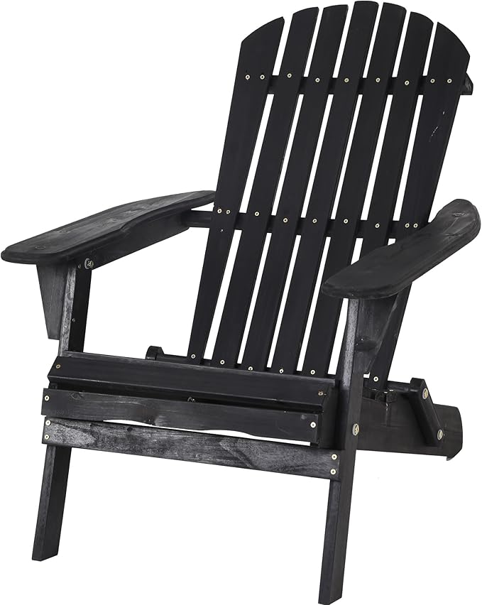 PayLessHere Adirondack Chairs, Weather Resistant Patio Chairs with Pinewood Wooden Textured for Patio Lawn Garden Backyard Deck Pool Beach Fire Pit