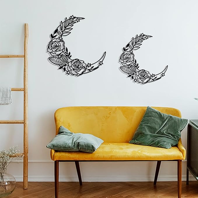 EZ4ENCE Decoration Wall Art Boho Wall Home Decor Hanging Appearance Wall Decor Metal Wall Hanging Decor