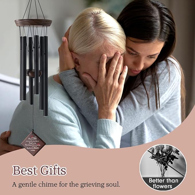 ASTARIN Wind Chimes for Outside,28'' Memorial Wind Chimes Sympathy Wind Chimes for Loss of Loved One Cardinal Memorial Wind Chime Bereavement Condolence Gifts for Loss of Mother Father Husband