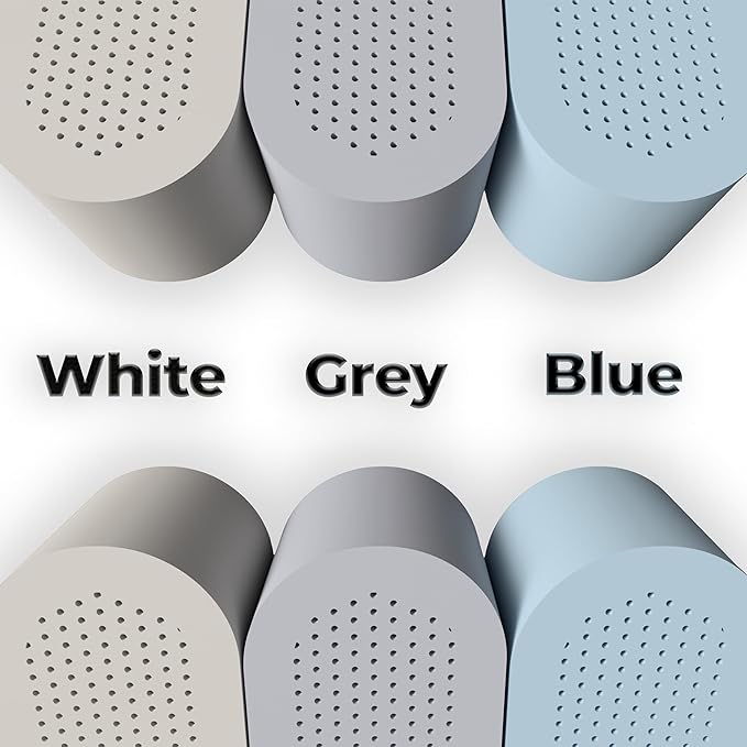Aqua Select Resin Pool Steps for Above Ground Pools | Seaside Mist Blue | Heavy-Duty ABS Construction | 350 lb Capacity, Non-Slip Step Treads, & Handrail | Includes Liner Guard | No Weights Needed