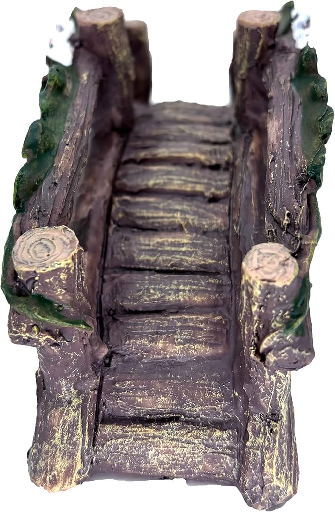 MUAMAX Fairy Garden Bridge Mini Bridge for Fairy Garden Flower Bridge Resin Arched Artificial Little Bridge Micro Landscape Garden Bridge for Dollhouse Ornaments Fairy Garden Accessories