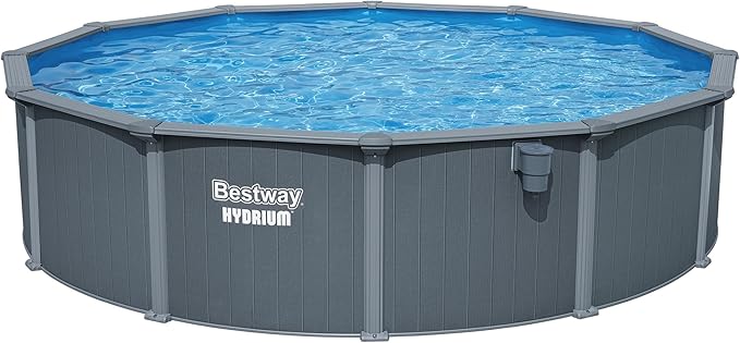 Bestway Hydrium 18' x 52" Round Steel Wall Above Ground Pool Set