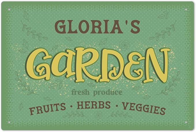 Custom Garden Signs, Holiday Season, Personalized Sign for Garden Decor Sign, 12x18 Inches, Rust Free .063 Aluminum, Fade Resistant, Made in USA by Sigo Signs
