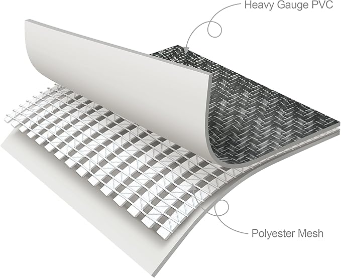Funsicle Quickset Designer 12' x 36" Round Above Ground Swimming Pool, with FiltraBoost 800 GPH Filter Pump, Type D Filter Cartridge & Repair Patch, Dark Herringbone Print