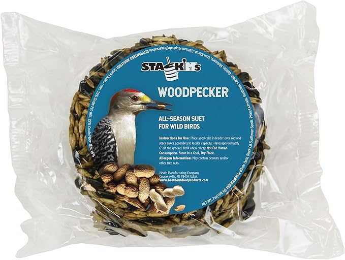 Heath Outdoor Products SC-52 7-Ounce Woodpecker Stack's Seed Cake, 7 oz. (Pack of 6)