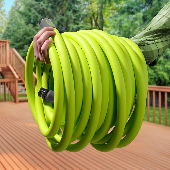 Flexzilla Garden Hose 3/4 in. x 75 ft., Lightweight All-Weather Water Hose, Durable and Flexible, Leak-Free Connections