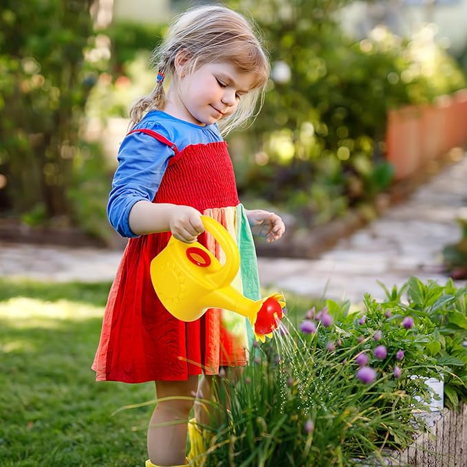Chicken Watering Cans, Plastic Watering Can Watering Can Kids Beach Watering Can Toys, 2 Pieces (Random Color)