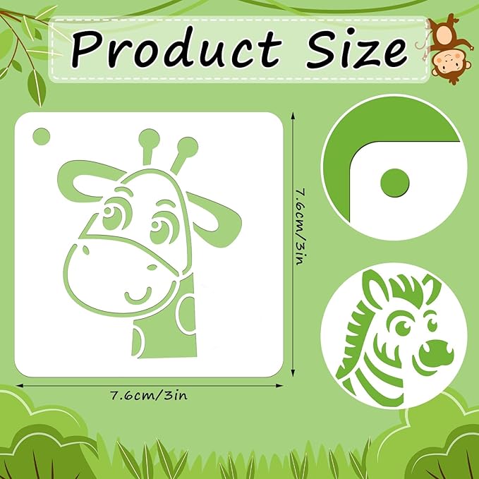 JULMELON Animal Stencils