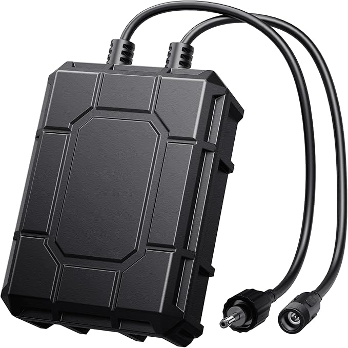 POPOSOAP 1800mAh Battery Backup for Solar Fountain Pump, 7.4V-8.4V Battery Backup for 6W/6.5W/8W Solar Water Fountain Pump Kit(Not Included Solar Fountain)