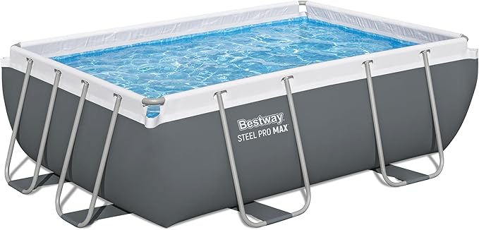 Bestway Steel Pro Max Above Ground Pool Kit - 282cm x 196cm x 84cm - Grey