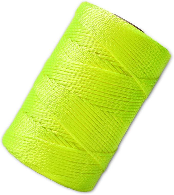 Mason Line String Line,550 Ft Length Nylon Twine,18 Braided Nylon String for Gardening Or Masonry Tools,Twine String for Gardening,Yellow