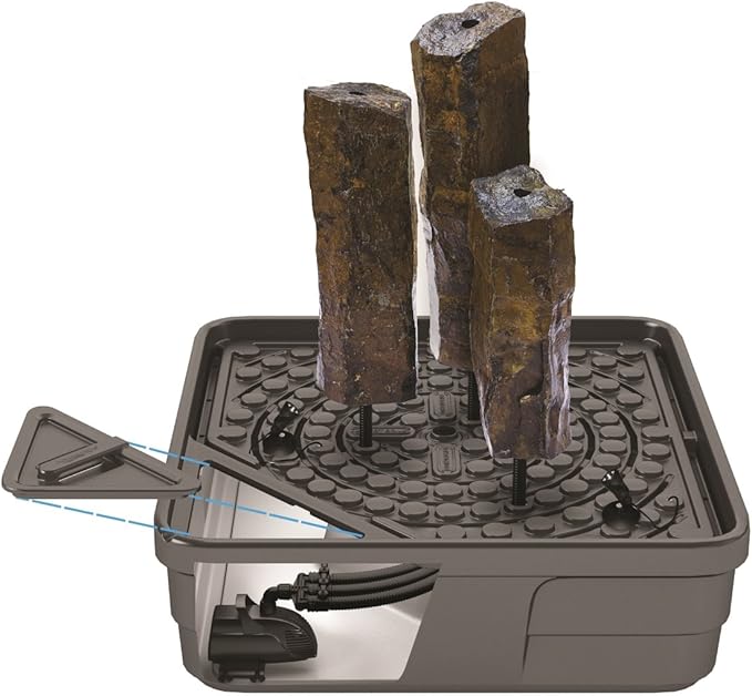 Aquascape AquaBasin 45 Fountain and Water Feature Basin for Landscape and Garden, 98 Gallon, Black, 78224