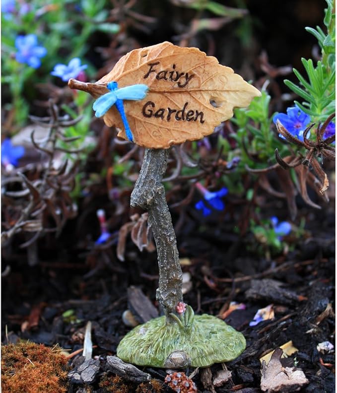 Top Collection Miniature Fairy Garden and Terrarium Fairy Garden Sign
