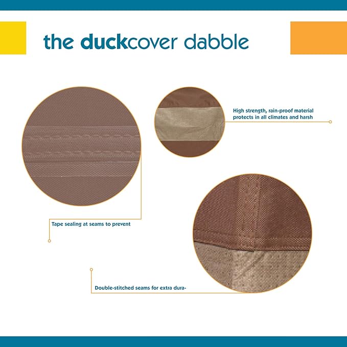 DUCKCOVERS Ultimate Waterproof 40 Inch Patio Chair Cover, Outdoor Chair Covers