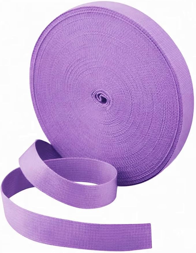 1 Roll 65.6 Feet Tree Tie for Plant Support Garden Strap 1 Inch Width Staking and Guying Material 1,800 Lbs Strength (Purple)