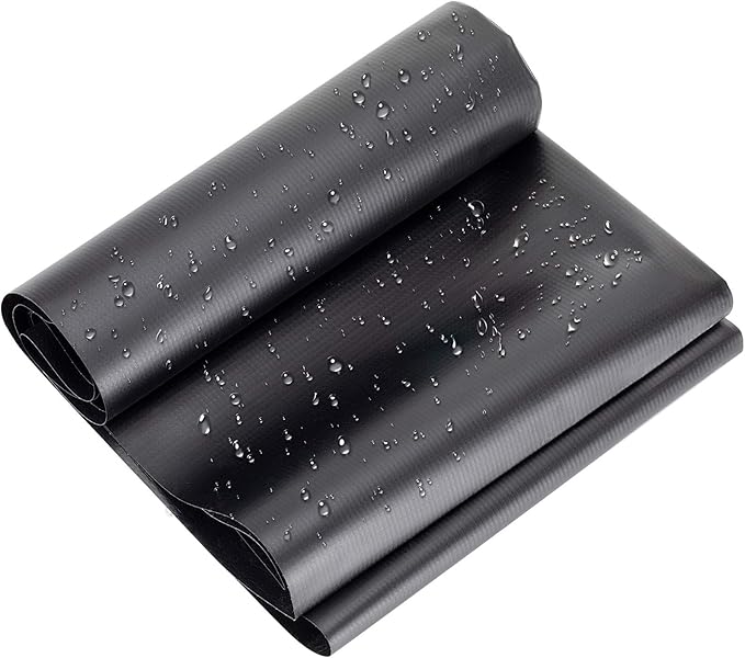 hygger Pond Liner - 7 by 10ft Fish Pond Liners for Outdoor Ponds, 14.5 Mil PVC Soft Pond Liner for Fish Ponds, Water Features, Garden Water Fountains, Waterfalls