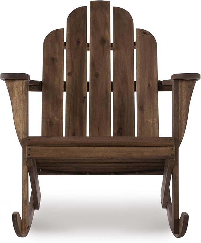 Linon Woodstock Rocking Chair, Teak