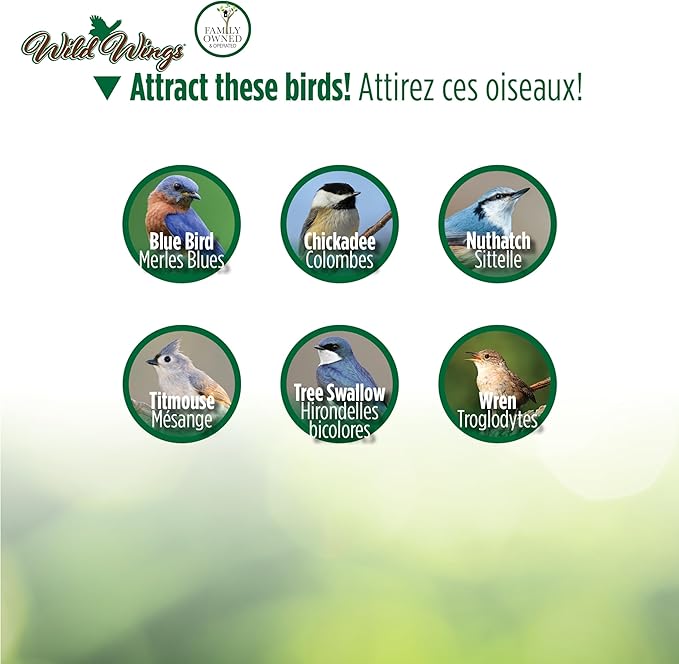 Wild Wings WWCH3 Cedar Blue Bird Box House,(Pack of 4)