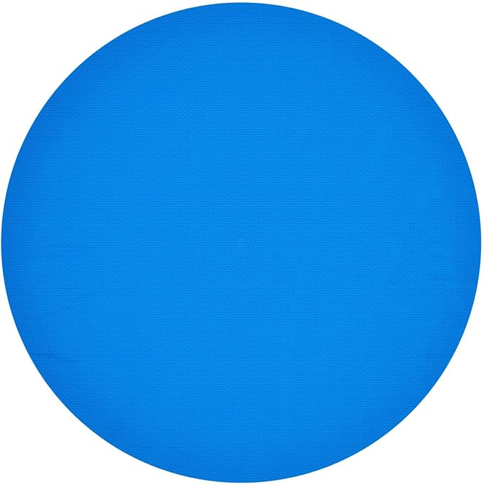 VEVOR Solar Pool Cover, 15 ft Round Pool Bubble Cover, 12 Mil Pools Solar Blanket with Bubble & PE Material, Daytime Heat Absorption, Nighttime Heat Retention, Heat Retaining Solars Covers, Blue