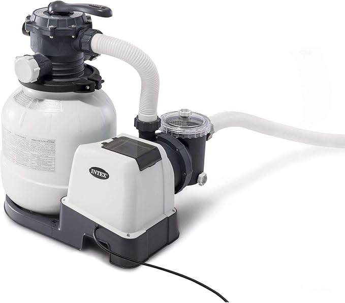 INTEX 26329EH Ultra XTR Deluxe Above Ground Swimming Pool Set: 18ft x 52in – Includes 2100 GPH Cartridge Sand Filter Pump – SuperTough Puncture Resistant – Rust Resistant – Easy to Assemble