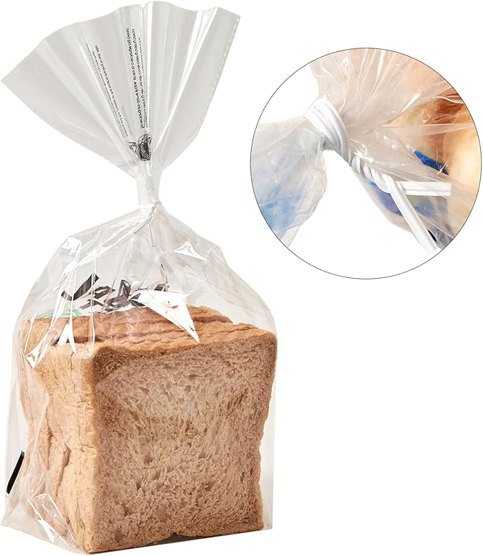 Tangyinrd 300 Pcs 6 inch White Plastic Twist Ties, Cable Ties, for Bags, Gardening Tools
