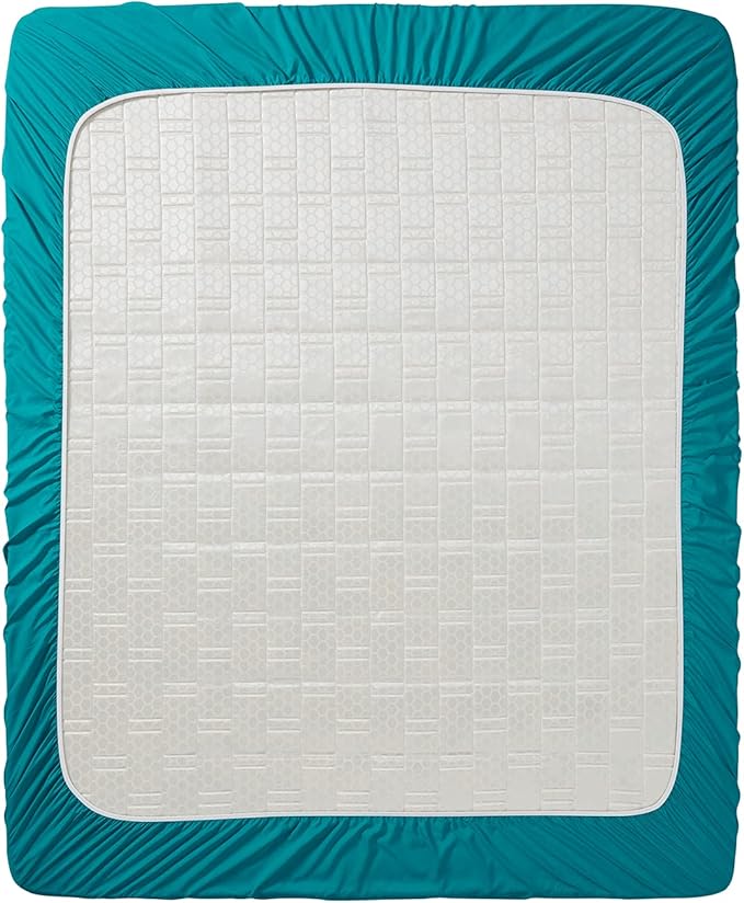 Clara Clark Fitted Sheet, Extra Deep Pocket Fits Deep Mattress, Luxury Soft Fitted Sheet Only, Full Teal