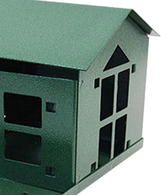 Erva Peanut Pantry Squirrel Feeder - Heavy Duty Steel - Premium Verdigris Finish - Made in USA (SQF1)