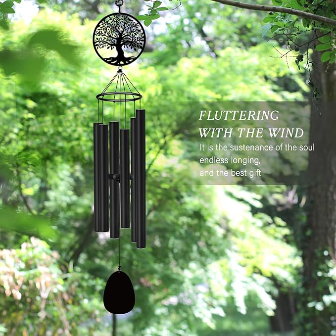 ASTARIN Memorial Wind Chimes for Outside Deep Tone, 36" Windchimes Sympathy Gifts for Loss of Loved one, Bereavement Condolence Remembrance Funeral Chimes for Grieving Friends Loss of Mother Father