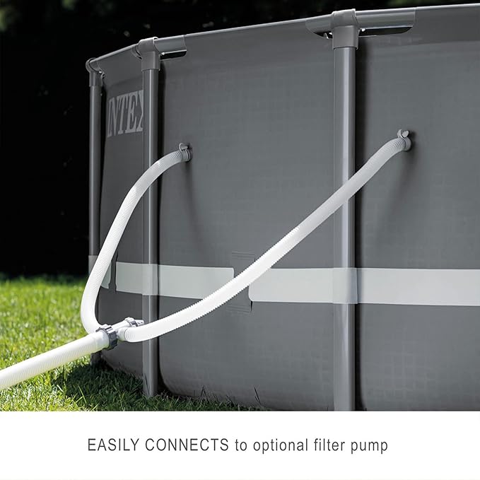 INTEX 26325EH Ultra XTR Deluxe Above Ground Swimming Pool Set: 16ft x 48in – Includes 1500 GPH Cartridge Sand Filter Pump – SuperTough Puncture Resistant – Rust Resistant – Easy to Assemble