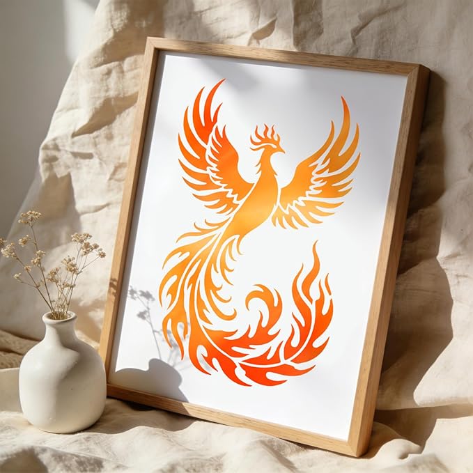 16 Pcs Lion Tiger Stencils, Reusable Large Tiger Dragon Wolf Bear Templates for Painting on Wood Floor Wall Rock Furniture Canvas Fabric DIY Craft Home Decor