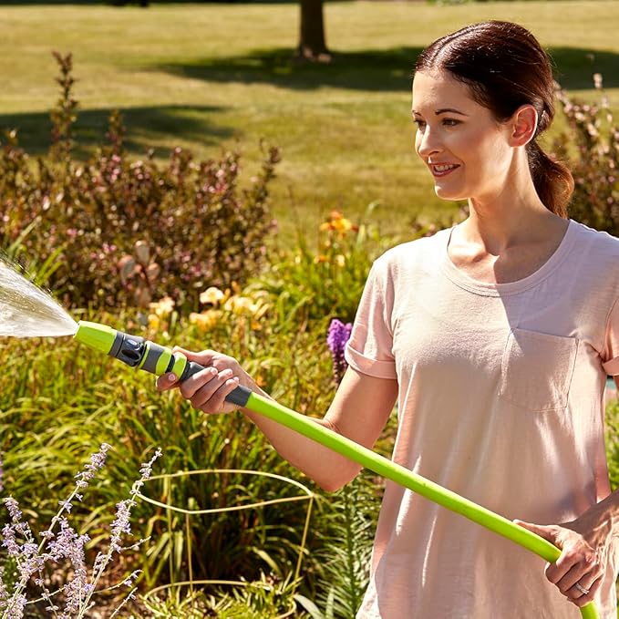 Flexzilla Garden Utility Hose 5/8 in. x 15 ft., Lightweight All-Weather Water Hose, Durable and Flexible, Leak-Free Connections