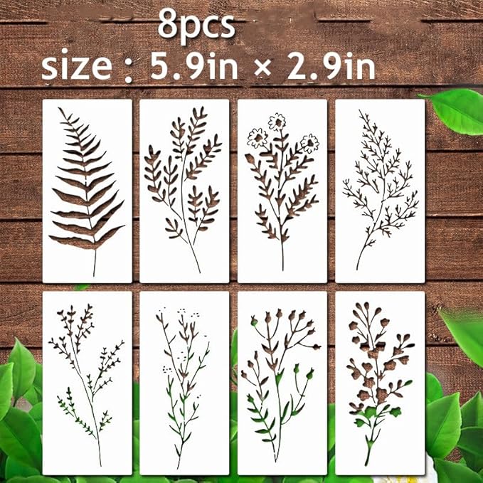 Garden Fence Large Flower Stencils - Reusable Floral Stencil DIY Decoration for Painting on Wood Walls Pattern, Jumbo Sunflower Yard Spray Paint Big Crafts Floor Stencils (CP-22)
