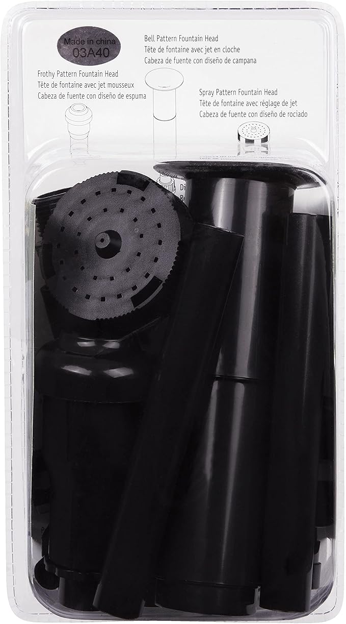 TetraPond Pond Pump Fountain Set, Spray/Bell/Frothy Patterns