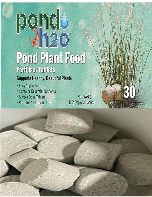 PondH2o Floating Aquatic Water Garden Pond Plant or Flower Fabric Planter Baskets with Plant Food, 14" Square Floatable Aquatic Water Garden Pond Plant Islands for Ponds | Value 2 Pack