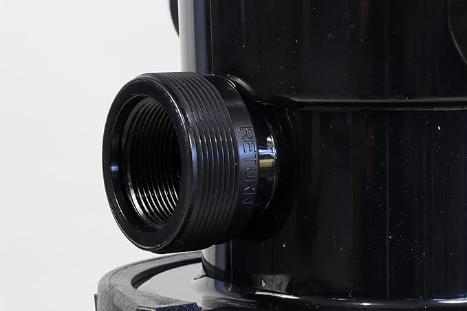 Doheny's Pool Pro 14" Sand Filter w/Valve | 4-Position Dial Valve, 360° Rotation & Flange Clamp | Ideal for Above Ground Pools Up to 12,000 Gallons | Easy-Access Drain Plug for Winter Maintenance