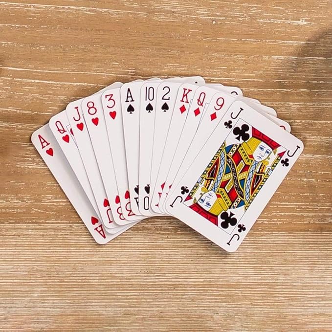 Entertaining with Caspari Double Deck of Bridge Playing Cards, Under The Palms