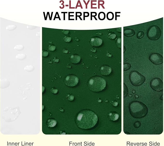 downluxe Outdoor Chair Cushions 24x24 with Removable Cover, Waterproof Patio Furniture Cushions, Deep Seat Cushions for Outdoor Furniture with Backrest for Sofa, Couch and Patio Chairs, Forest Green